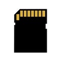 Memory card and cartridge for data storage Royalty Free Stock Photo