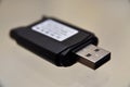 Memory card reader Royalty Free Stock Photo