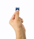 Memory card storage Royalty Free Stock Photo