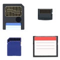 Memory cards Royalty Free Stock Photo