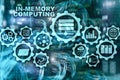 In-Memory Computing. Technology Calculations Concept. High-Performance Analytic Appliance.