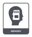 memory icon in trendy design style. memory icon isolated on white background. memory vector icon simple and modern flat symbol for