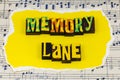 Memory lane sheet music remember life appreciate kindness senior citizen