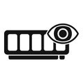 Memory module tech icon simple vector. Mobile system Royalty Free Stock Photo