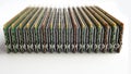 Memory modules isolated on the white background Royalty Free Stock Photo