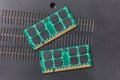 Memory modules for laptops Royalty Free Stock Photo