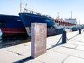 Memory of ship with philosophers in St Petersburg