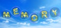 The memory word in bubble