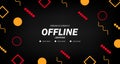 Memphis abstract modern background for offline stream twitch modern