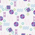 Memphis background with abstract colorful geometric shape, can be used for banner sale, wallpaper, for, brochure,Magazine Cover, Royalty Free Stock Photo