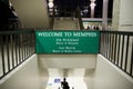 Memphis, Tennessee Welcome Sign