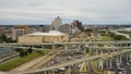 Memphis high way system Royalty Free Stock Photo