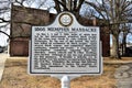 1866 Memphis Massacre Marker Royalty Free Stock Photo