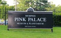 Memphis Pink Palace Museum and Planetarium Sign