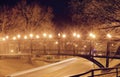 Memphis Riverside Drive Foot Bridge Tonal Image