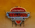 Memphis Rock and Soul Museum Neon Sign at the Memphis Welcome Center