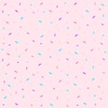 Memphis seamless pattern. Sprinkles background.Vector Illustration.