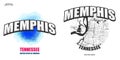 Memphis, Tennessee, two logo artworks