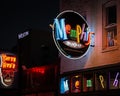 Memphis Tennessee Music Capital Neon Sign
