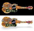 Memphis Vintage Folk Art Sign