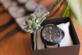 Men accessories. Men watch