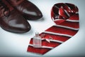 Men accessories, Still life. Business look. Royalty Free Stock Photo
