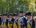 Men at Arms at a Revolutionary War Reenactment