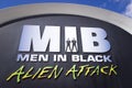 Men in Black Alien Attack Royalty Free Stock Photo