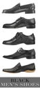 Men black shoes