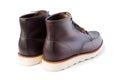 Men brown work boots