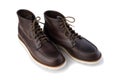 Men brown work boots