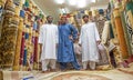 Men at the Carpet Souk in Abu Dhabi