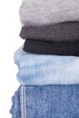 Men casual wear shirt and jean Royalty Free Stock Photo