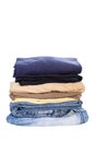 Men casual wear shirt and jean Royalty Free Stock Photo