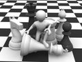 Men with chess