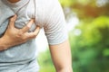 Men with chest pain are acute heart disease.