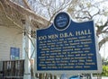 100 Men DBA Hall Sign on the Mississippi Blues Trail