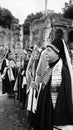 Men dressed as of the High Priests of the Jewish Sanhedrin