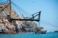 Men employed in the extraction of guano in the Ballestas islands