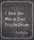 Men in exile Aeschylus