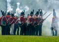 Men Firing Guns during Reenactment