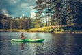 Men Fishing From a Kayak