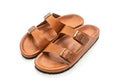 men leather sandals Royalty Free Stock Photo