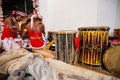 Men and musical instruments in Kandy Esala Perahera