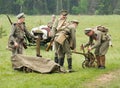 Men near the Maxim machine gun