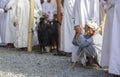 Men in Nizwa goat market