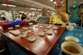 Men play Chinese chess in Chinatown Bangkok.