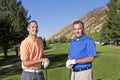 Men Playing Golf Royalty Free Stock Photo