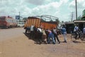 Men pushing a truck - Kenya - Africa