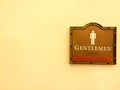 Men restroom gentlemen public bathroom sign pictogram male figure